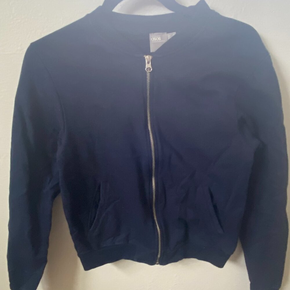 Navy bomber jacket